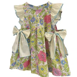 StyleCast x Revolte Floral Print Flutter Sleeve Fit & Flare Dress-49