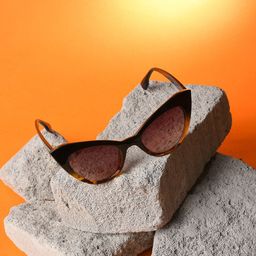 HAUTE SAUCE by Campus Sutra Women Black Lens & Black Cateye Sunglasses with UV Protected Lens-image-39