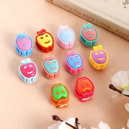 Silvermerc Designs Girls Multicoloured Set Of 10 Claw Clip-0
