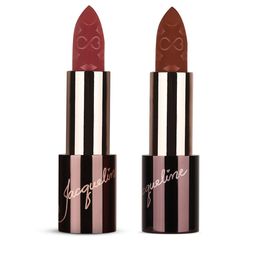 Colorbar X Jacqueline Set of 2 Sinful Lipstick 3.5 g Each - Foreplay 026 & Dirty Date 027-4