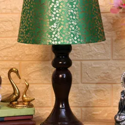Foziq Brown & Green Printed Table Lamps-picture-5