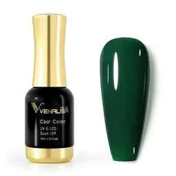 VENALISA Coat Color UV & LED Soak Off Gel Nail Polish 12ml - Emerald Green 1054-picture-20