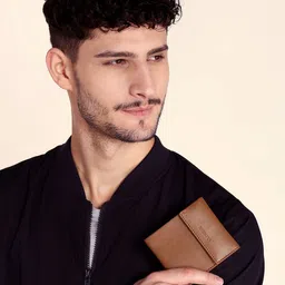 Sassora Men Leather Rfid Three Fold Wallet-20
