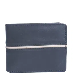 PERKED Men Striped Leather Two Fold Wallet-42