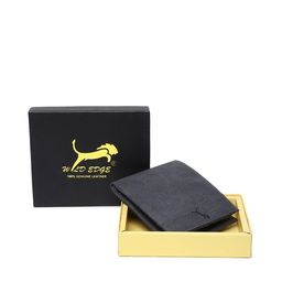WILD EDGE Men Grey Leather Two Fold Wallet-22