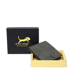 WILD EDGE Men Grey Leather Two Fold Wallet-39
