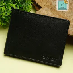 Teakwood Leathers Men Black Leather Two Fold Wallet-image-29