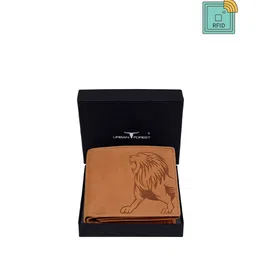 URBAN FOREST Men Brown Animal Printed Leather Two Fold Wallet-image-40