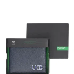 United Colors of Benetton Men Printed Leather Two Fold Wallet-image-23