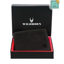 WildHorn Men Solid Leather Two Fold Wallet-40