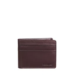 Modewelt Men Brown Leather Two Fold Wallet-image-17