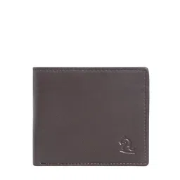 Kara Men Brown Solid Genuine Leather Two Fold Wallet-image-61