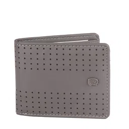 Red Chief Men Grey Textured Leather Two Fold Wallet-9
