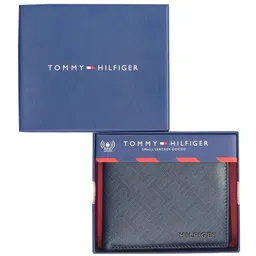 Tommy Hilfiger Men Textured Leather Two Fold Wallet-26
