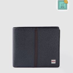 Tommy Hilfiger Men Textured Leather Two Fold Wallet-image-11