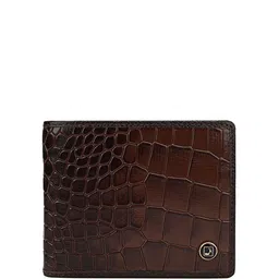 Da Milano Men Textured Leather Two Fold Wallet-29