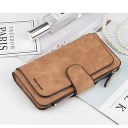 Alexvyan Women PU Two Fold Wallet-14
