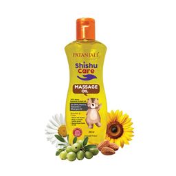 Patanjali Shishu Care Baby Massage Oil with Vitamin E & Chamomile - 200 ml-image-67