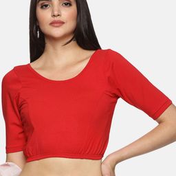 NOT YET by us Stretchable Readymade Saree Blouse-image-20