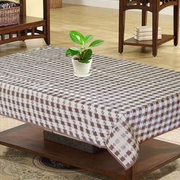 Dakshya Industries Brown & White Ethnic Motifs Printed Rectangle Table Cover-15