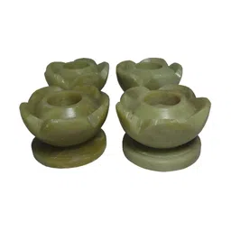 Avinash Handicrafts Green 4 Pieces Candle Holder-image-23