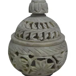 Avinash Handicrafts Grey Candle Holder-image-20