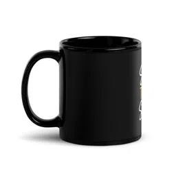 RISH Black & White Printed Ceramic Glossy Mug-325ml-picture-52
