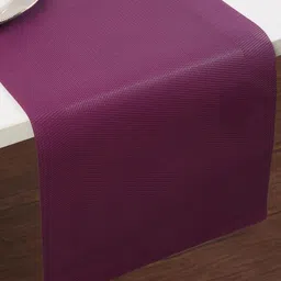 Home Centre Purple Solid Jute Table Runner-35