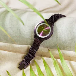 WATCHSTAR Women Stainless Steel Bracelet Style Straps Analogue Watch Laxi PurpleDL-image-59