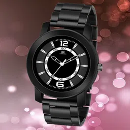 IIK COLLECTION Men Printed Dial & Stainless Steel Bracelet Style Straps Analogue Watch IIK-927M-15