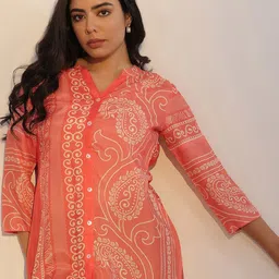 Libas Mandarin Collar Printed Ethnic Tunic-picture-14