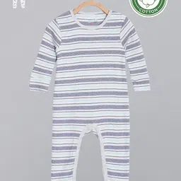 Broon Infant Boys Pack of 2 Blue & White Printed Organic Cotton Sleep-suit-picture-12