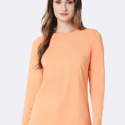 Van Heusen Round Neck Full Sleeve Lounge T-Shirt-image-4