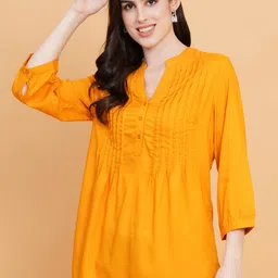 IX IMPRESSION Mandarin Collar Top-image-30