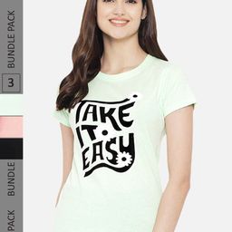 Fabflee Pack of 3 Printed Knitted Cotton T-Shirt-image-52
