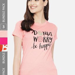 Fabflee Pack Of 3 Printed Cotton T-shirt-picture-10