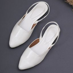 ELANBERG Pointed Toe Sling Back Mules-10