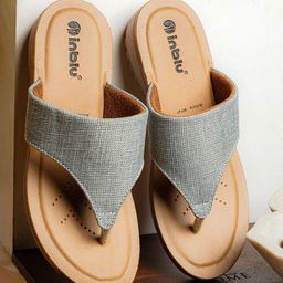 Inblu Women Textured Open Toe Flats-picture-35