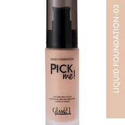 GLAM21 Pick Me Liquid Foundation for Non-Sticky Instant Spotless Glow 40 g - Shade 03-11