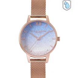 Olivia Burton Women Blue Ombre Embellished Dial & Stainless Steel Watch OB16EX204-image-79