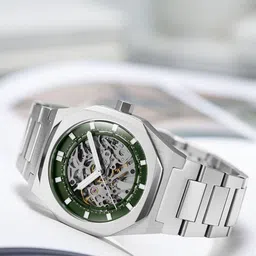EARNSHAW Men Embellished Dial & Stainless Steel Straps Analogue Watch ES-8142-33-image-75