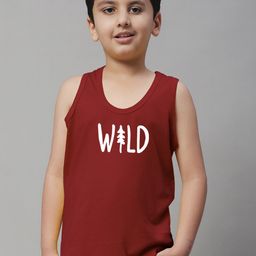 Friskers Boys Typography Printed Pure Cotton Vests-image-85