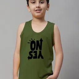 Friskers Boys Typography Printed Pure Cotton Basic Vest-image-26