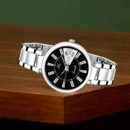 IIK COLLECTION Women Embellished Dial & Stainless Steel Bracelet Style Straps Analogue Watch IIK-2046W-DND-image-6