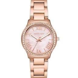 Michael Kors Women Mother of Pearl Dial Bracelet Style Straps Analogue Watch MK4823-image-29