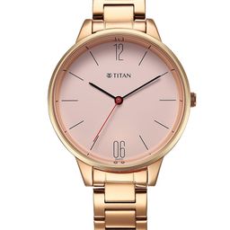Titan Women Stainless Steel Bracelet Style Straps Analogue Watch 2648WM04-image-92