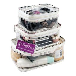 prettykrafts Set of 3 Travel Toiletry Bag-15