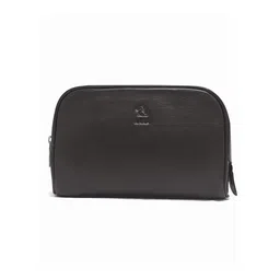 Kara Unisex Brown Malia Travel Leather Toiletry Kit-19