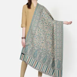 SWI Stylish Woven-Design Woollen Shawl-picture-10