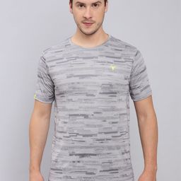 Technosport Men Jacquard Double Cool Slim Fit Sports Tshirt-image-95